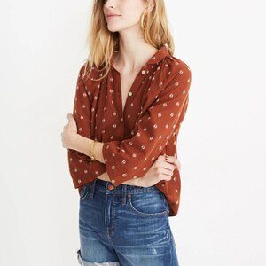 Madewell Raglan Peasant Shirt
